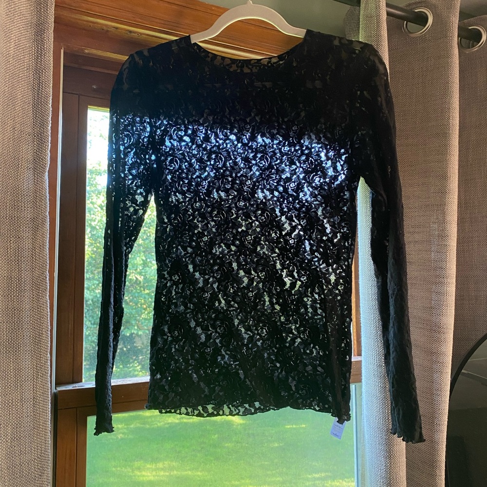 Mesh Lace Blouse